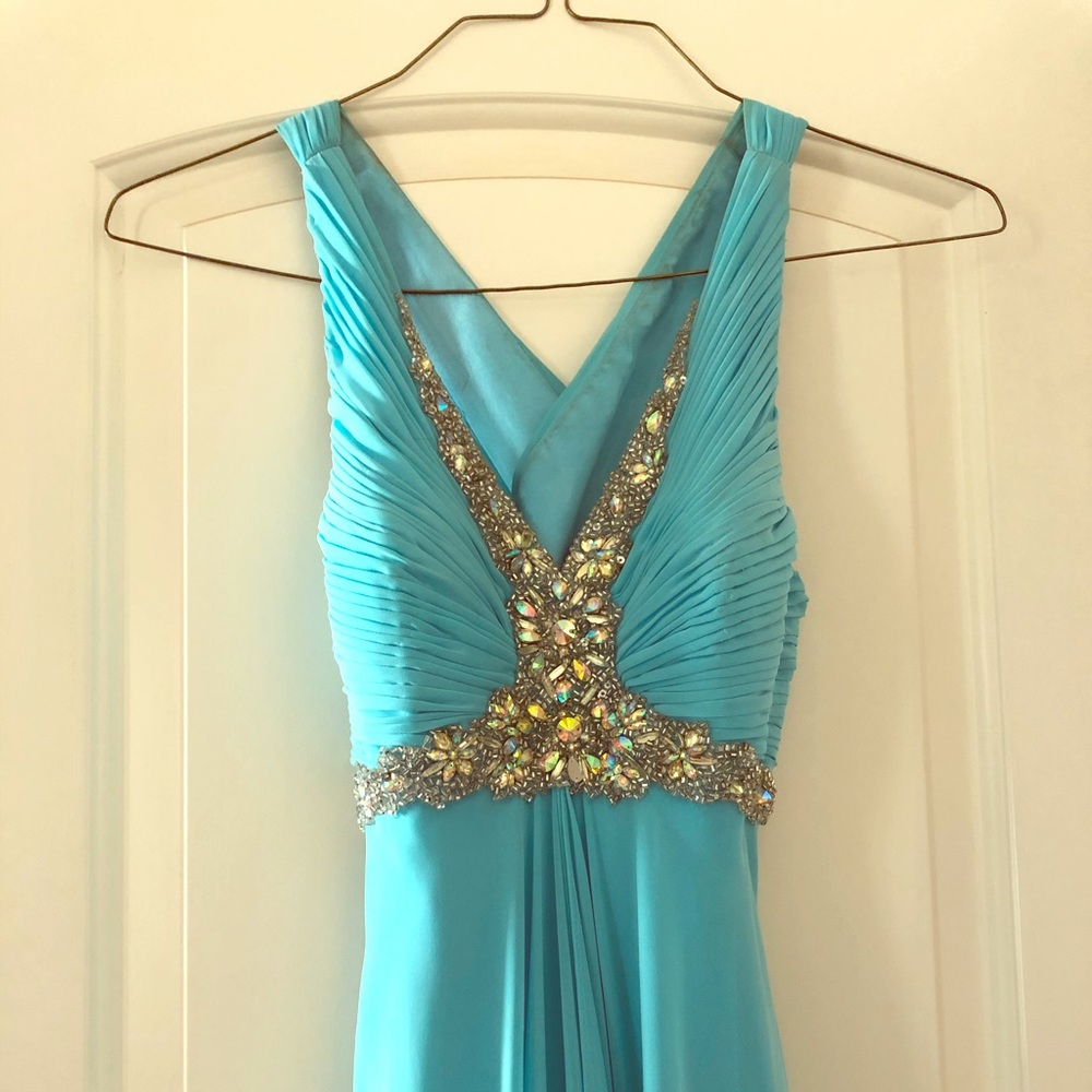Prom dress, ball gown, full length dress